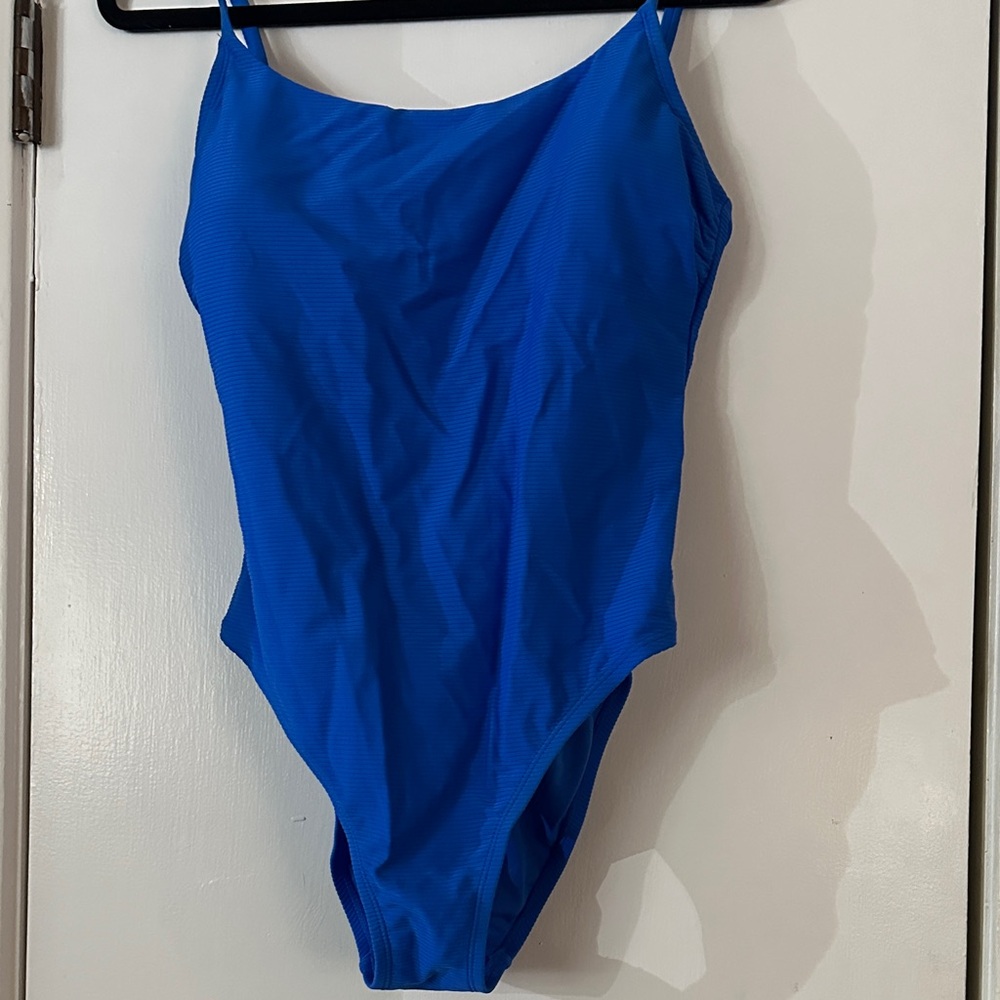 Time and Tru Royal Blue Swimsuit